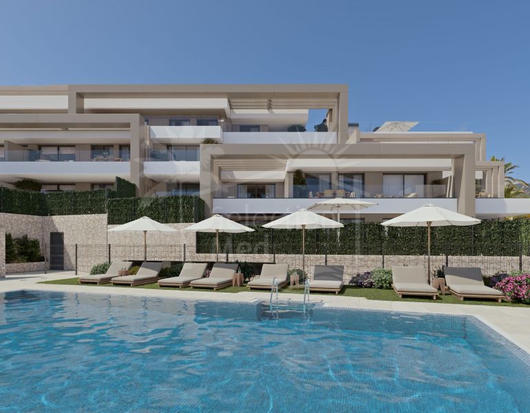 Brand New Off-Plan 2 Bedroom Luxury Apartment In Estepona Town with Stunning Panoramic Views.