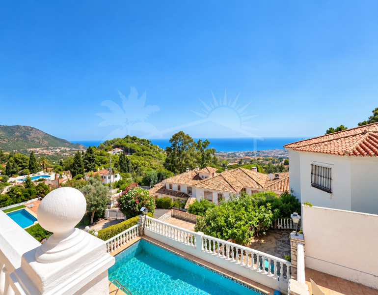 Villa for Sale in Mijas Pueblo | Renovation Project with Pool & Sea Views