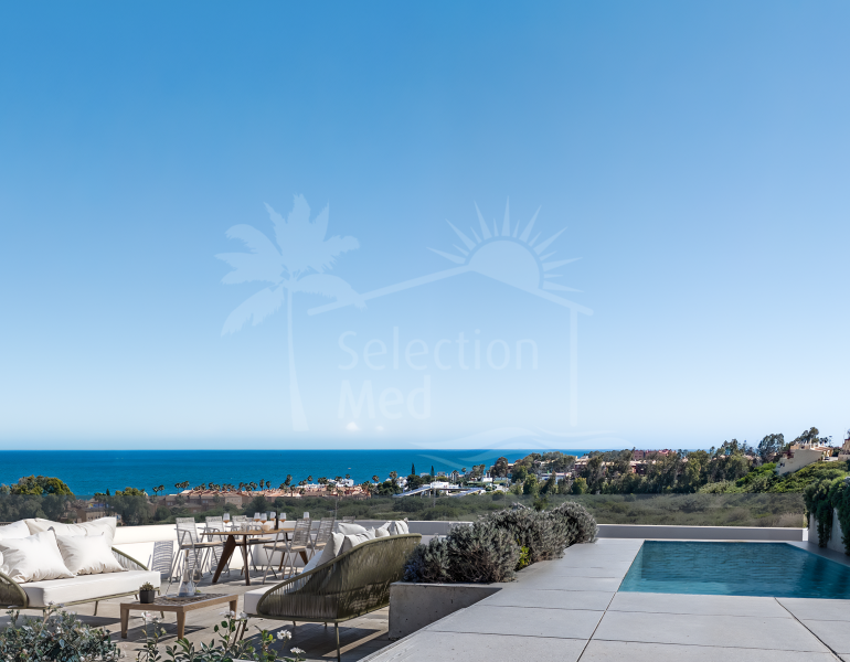 Ático de Obra Nueva con piscina privada y Espectaculares Vistas al Mar en Los Hidalgos, Manilva