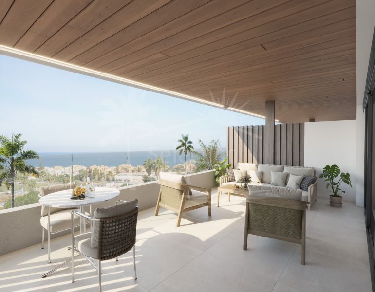 Modern New-Build Apartment with Sea Views in Los Hidalgos, Manilva