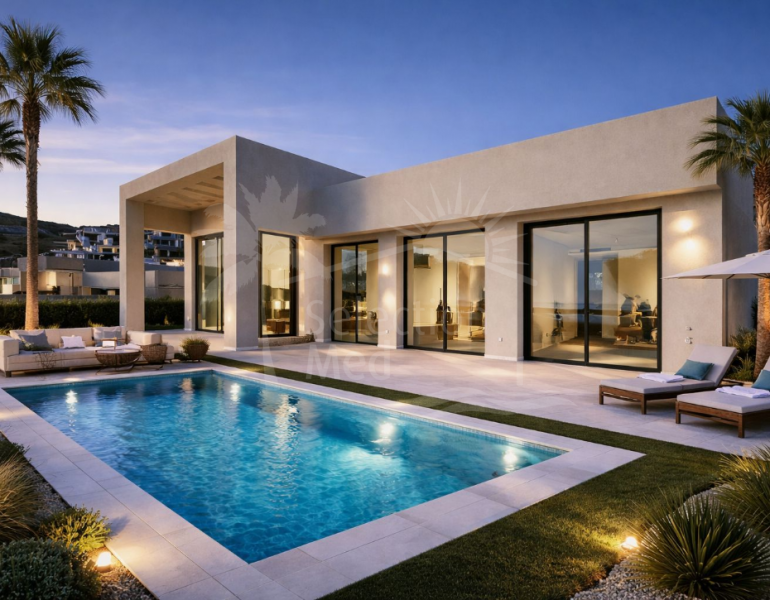 Unique Opportunity – Brand New 3-Bedroom Corner Villa in Exclusive Benahavís Estate Ready in 2026