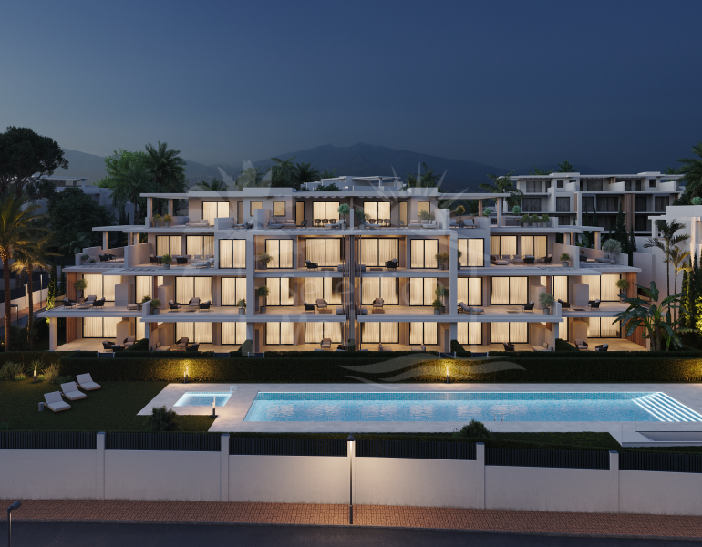 Exclusivos apartamentos con vistas al mar en la prestigiosa Nueva Milla de Oro de Estepona