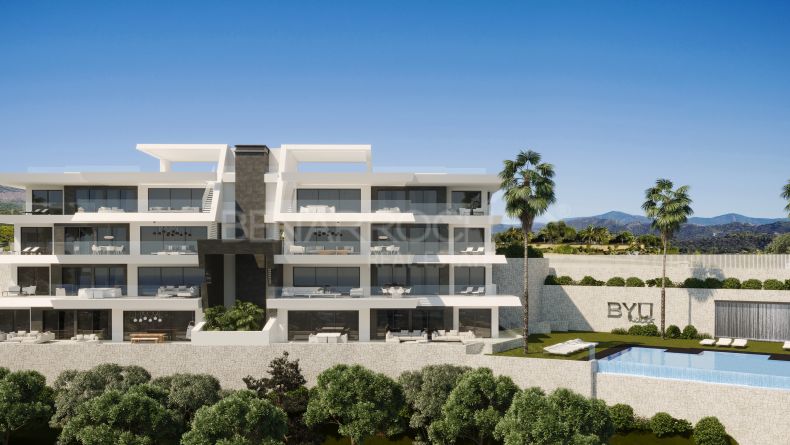 Byu Hills, promocion de apartamentos en Benahavis, Lomas de La Quinta