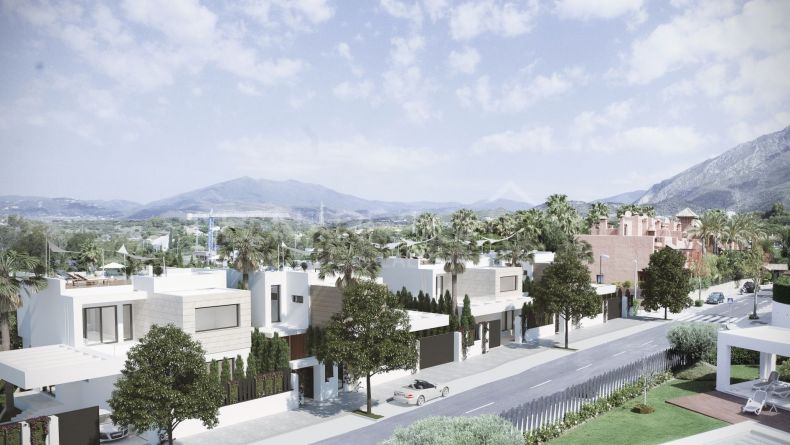 New complex of villas in Altos de Puente Romano, Villas de Vasari