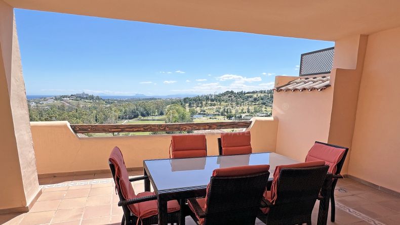 Galería de fotos - Apartamento con vistas al golf y al mar en Las Lomas del Conde Luque, Benahavis