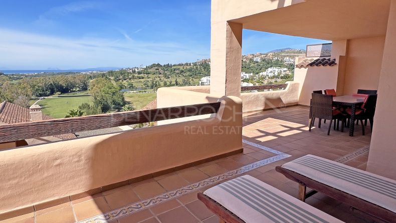 Galería de fotos - Apartamento con vistas al golf y al mar en Las Lomas del Conde Luque, Benahavis