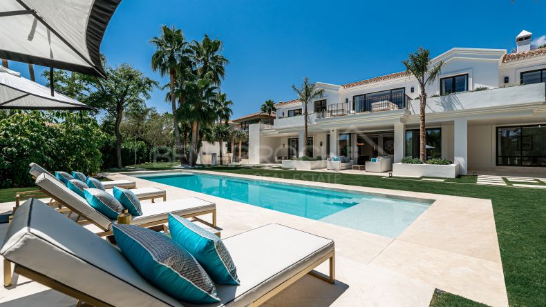 Villa contemporaine de style méditerranéen à Sierra Blanca, Marbella