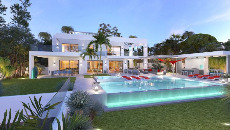 Contemporary style villa in Marbesa, Marbella East