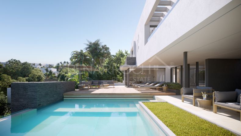 Galería de fotos - Elegante villa de diseño moderno en Capanes Sur, Benahavis