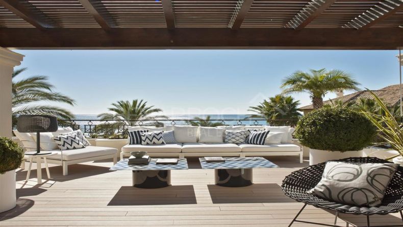 Los Monteros Playa, penthouse de luxe sur le front de mer.