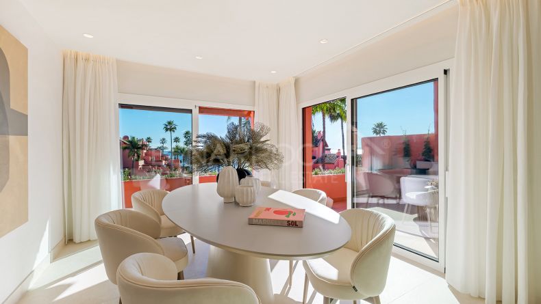 Galerie de photos - Penthouse en duplex en première ligne de plage à Cabo Bermejo, Estepona