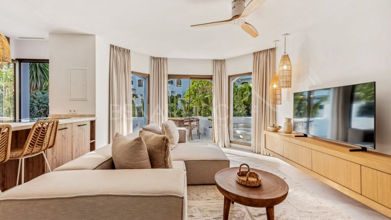 Galería de fotos - Apartamento en planta baja en primera linea de playa, Marbella Este