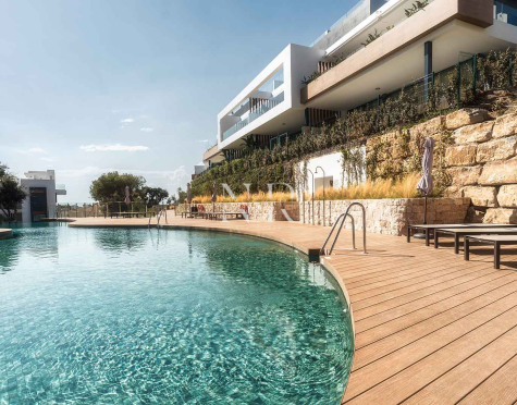 Appartement au rez-de-chaussée d'Artola avec vue panoramique sur la mer à vendre