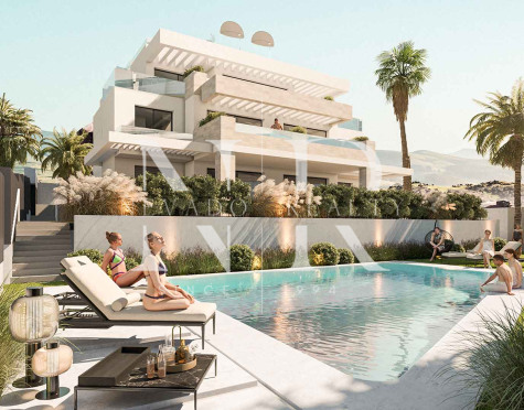 Apartamento en Estepona Oeste con vistas panorámicas al mar en venta