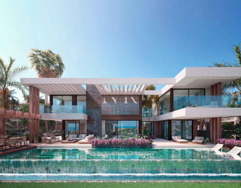 Villa à Nueva Andalucía en construction dans une communauté fermée à vendre