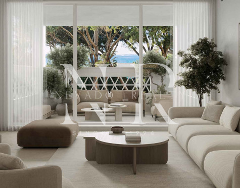 Apartamento con vistas al mar en Playas del Duque, Puerto Banús, en venta