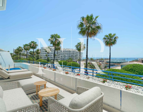 Front-facing apartment with sea views in Marbella House