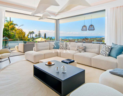 Villa en el Rosario con vista al mar en venta