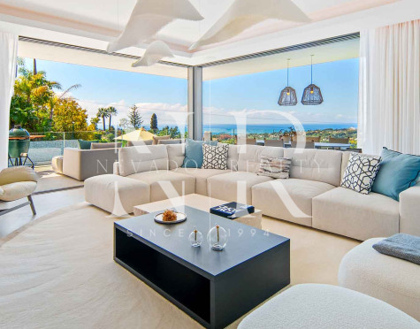 Villa en el Rosario con vista al mar en venta