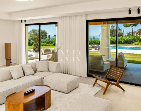Villa con vistas al mar en El Rosario, Marbella en venta