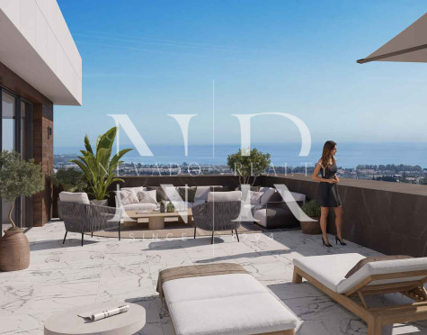 Balcón del Mediterráneo, Ático de nueva construcción con vistas al mar en venta