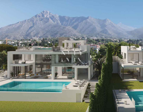 Plot in Cortijo de Nagüeles with project for a luxury villa for sale