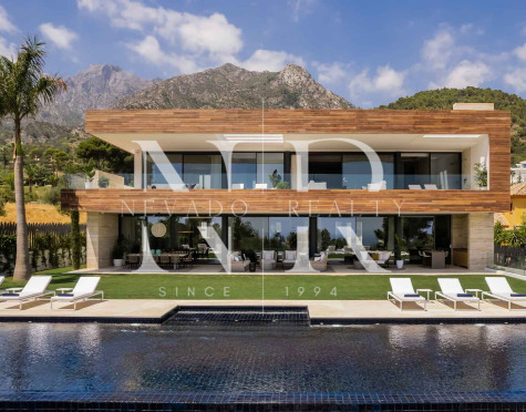 Villa en Marbella con vistas al mar en venta