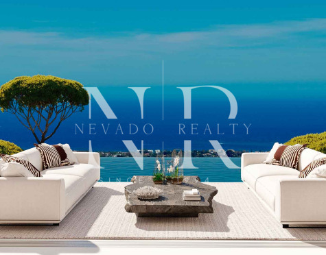 Villas under construction in El Real de la Quinta with panoramic sea views for sale