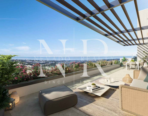 New build flats in Los Altos de la Quinta with sea views for sale