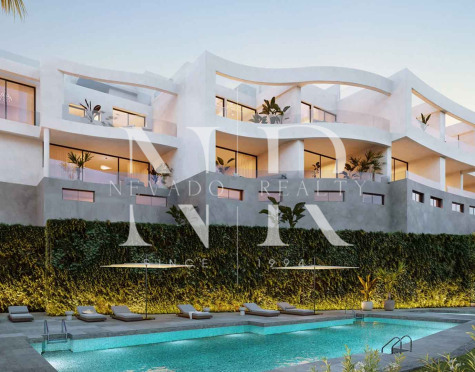 Project of brand new townhouses in Calahonda for sale.