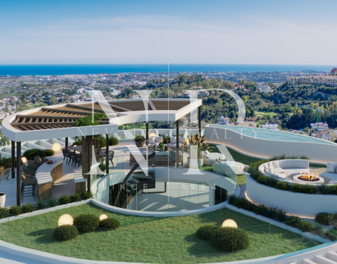 The View, New build flats and penthouses in Benahavís with panoramic sea views for sale