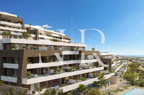 Balcón del Mediterráneo, Ático de nueva construcción con vistas al mar en venta