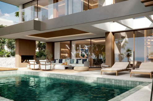 Villa à Nueva Andalucía en construction dans une communauté fermée à vendre