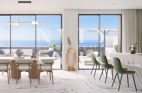 Appartement nouvellement construit à Estepona avec vue sur la mer à vendre