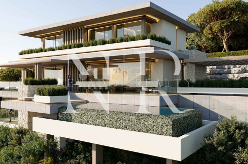 Plot in Sierra Blanca Country Club with panoramic sea views for sale