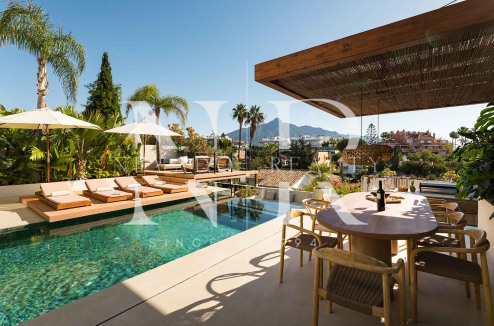 Villa con vistas panorámicas en Nueva Andalucía, Marbella, en venta