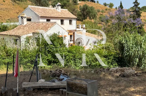 Finca en Casares con autosuficiencia energética en venta