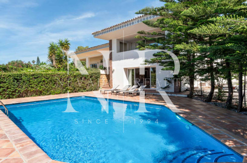 Villa avec vue sur la mer à Puerto Almendro, El Capitán, Benahavís