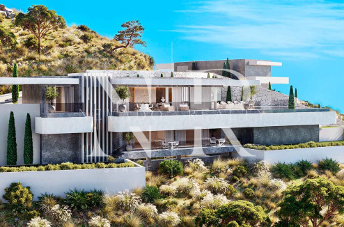 Villa en El Real de la Quinta en construcción con vistas panorámicas al mar en venta