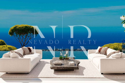 Villa en El Real de la Quinta en construcción con vistas panorámicas al mar en venta