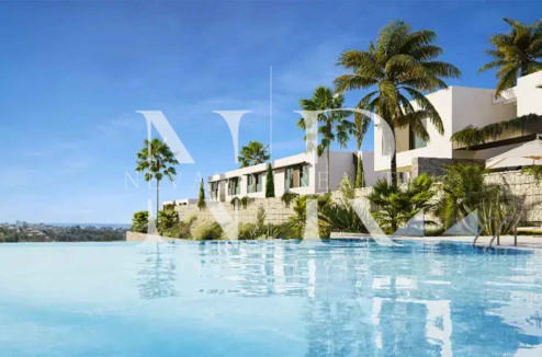 Semi-detached villa under construction in Santa Clara Golf with sea views for sale