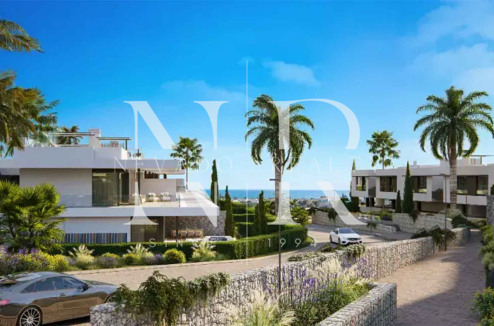 Semi-detached villa under construction in Santa Clara Golf with sea views for sale