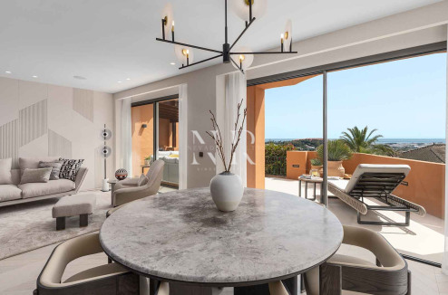 Appartement à vendre dans le lotissement Les Belvederes avec vue panoramique sur la mer