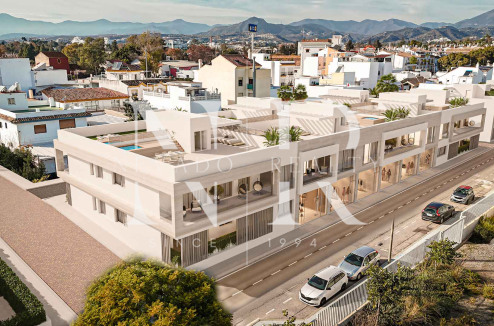 Development of apartments, townhouses and villas for sale in San Pedro beachside