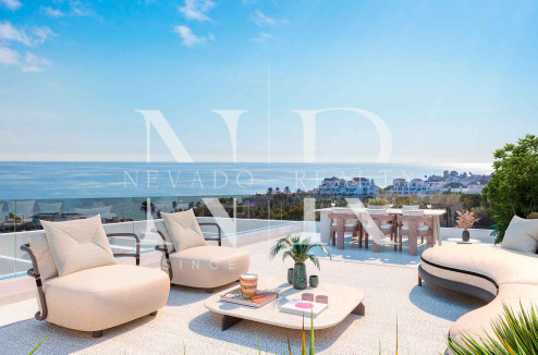Promotion d’appartements à vendre à Estepona avec vue sur la mer