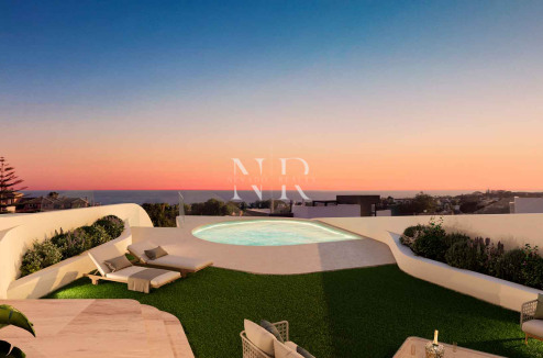 Golden Eight – Maisons mitoyennes avec vue mer à Artola Alta, Marbella à vendre