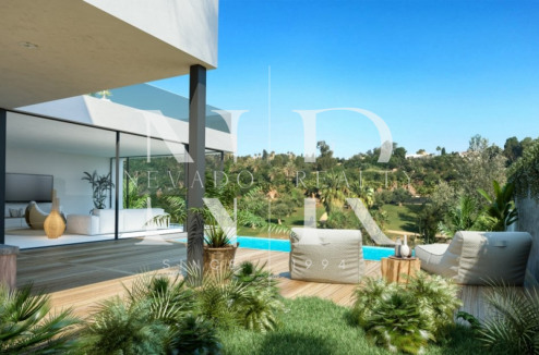 6 brand new modern villas in Estepona on the first line of golf
