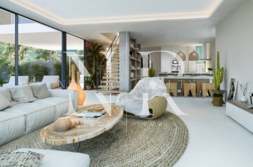6 brand new modern villas in Estepona on the first line of golf