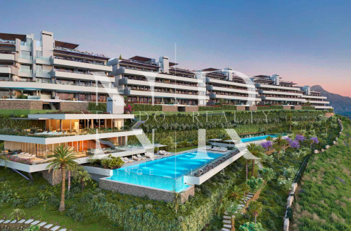 Apartamentos a estrenar en Los Altos de la Quinta con vistas al mar en venta.
