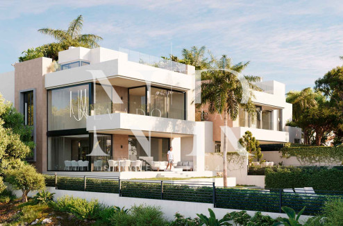 Sirocco, Villas under construction in Marbella East next to the beach for sale